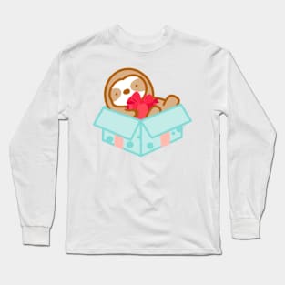 Cute Christmas Gift Sloth Long Sleeve T-Shirt